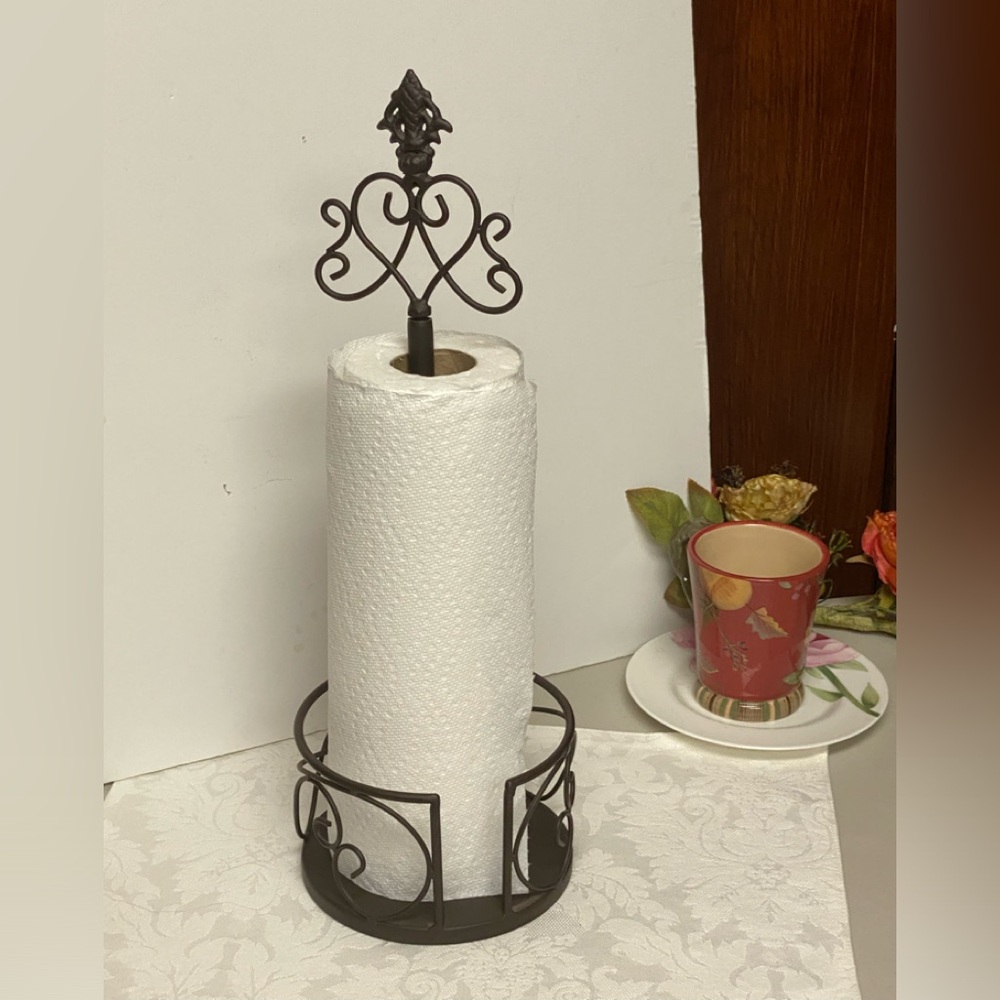 Home Interiors contemporary metal tissue roll holder